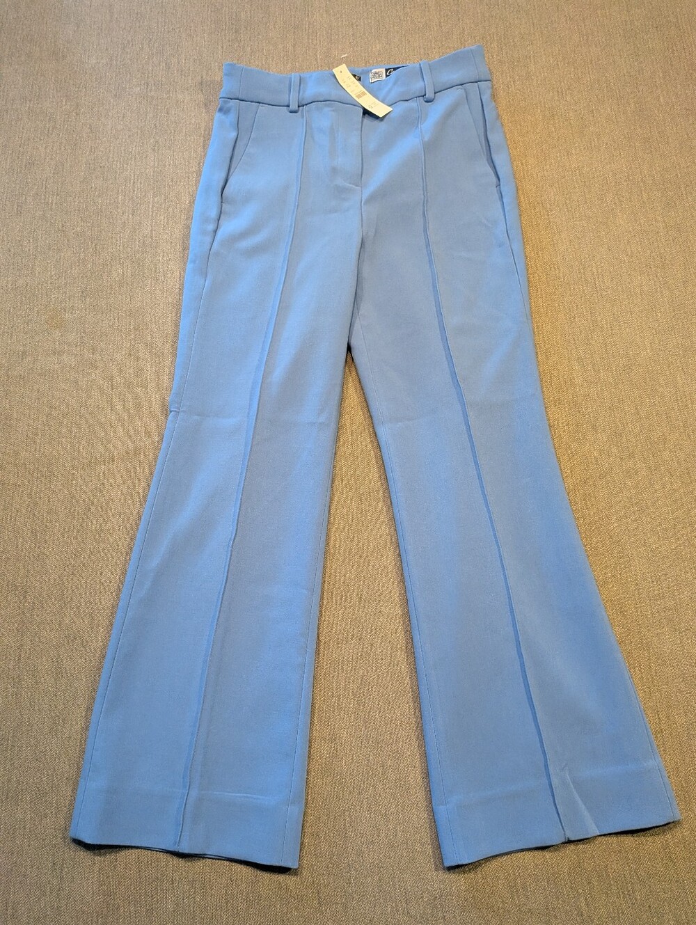 J. Crew Carreman Natalia Wide Leg Pants Size 0 Pointe Stretch Preppy France
